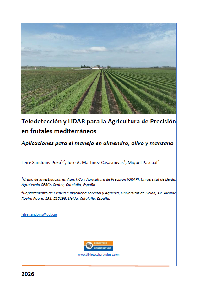 Teledetección y LiDAR para la Agricultura de Precisión en frutales mediterráneos